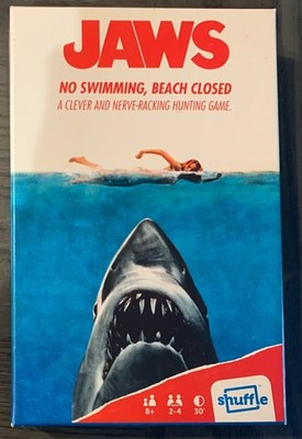 JAWS SPIEL BRANDNEU IN UNGEÖFFNETER BOX VON SHUFFLE KEIN SCHWIMMEN, STRAND GESCHLOSSEN