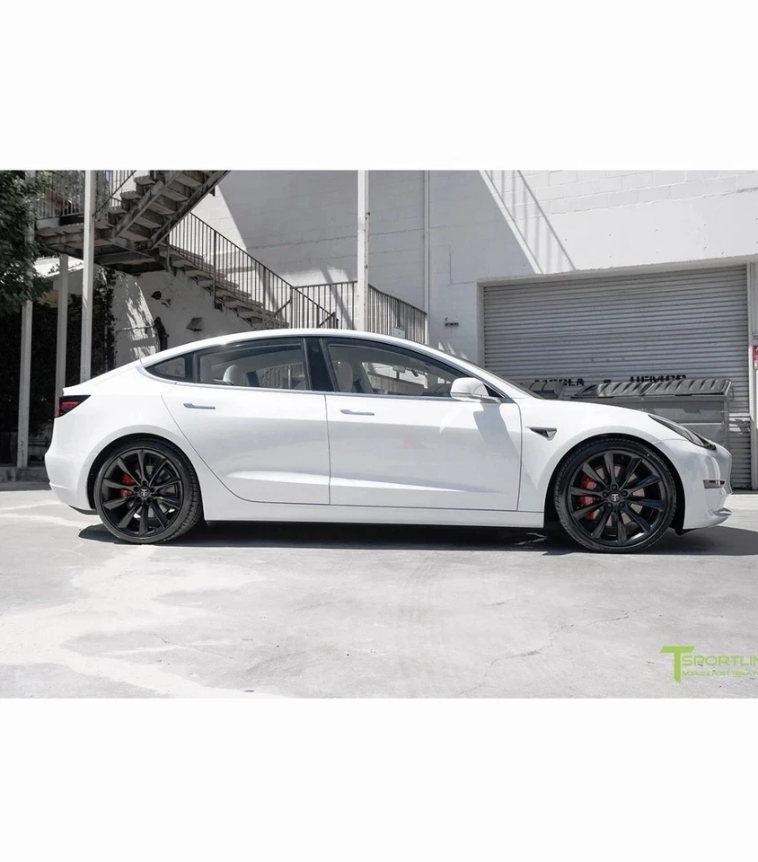 Juego de muelles reductores delanteros traseros T Sportline 2017-2023 Tesla Model 3 Performance Foto 4 de 4