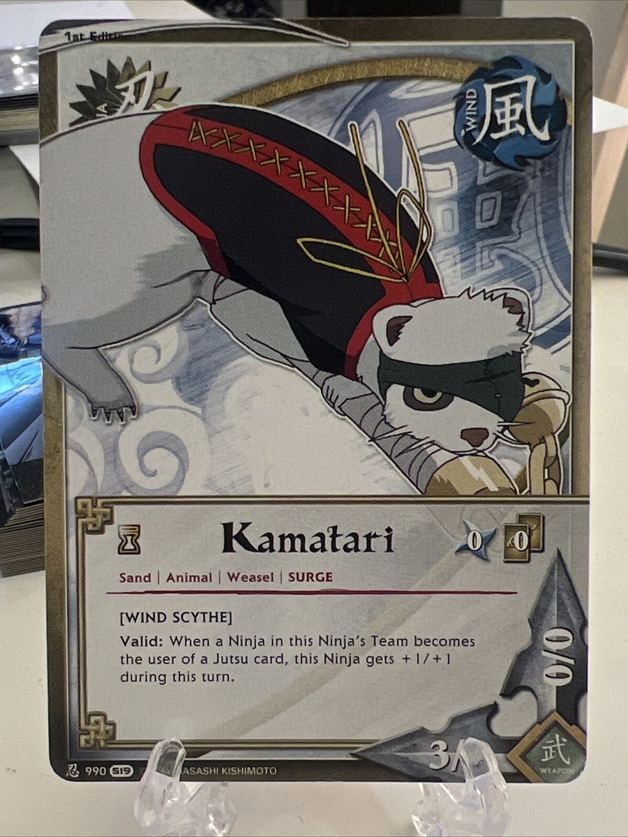 Naruto CCG/TCG Kamatari Bandai Card S19 1st Edition | eBay