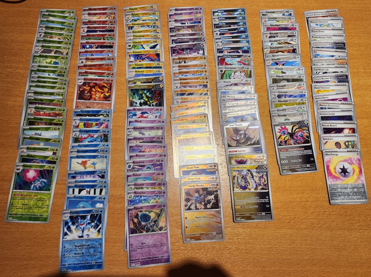 Pokemon Temporal Forces Complete Parallel Set incl 140 C/U/R reverse foil  cards