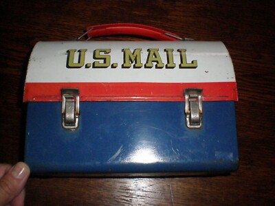 U S Mail METAL DOME LUNCH BOX ALADDIN