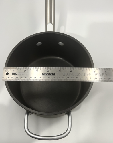 Vintage 8" Calphalon Commercial Hard Anodized Saucepan 8703 ½ 3 ½ Qt - Picture 9 of 9