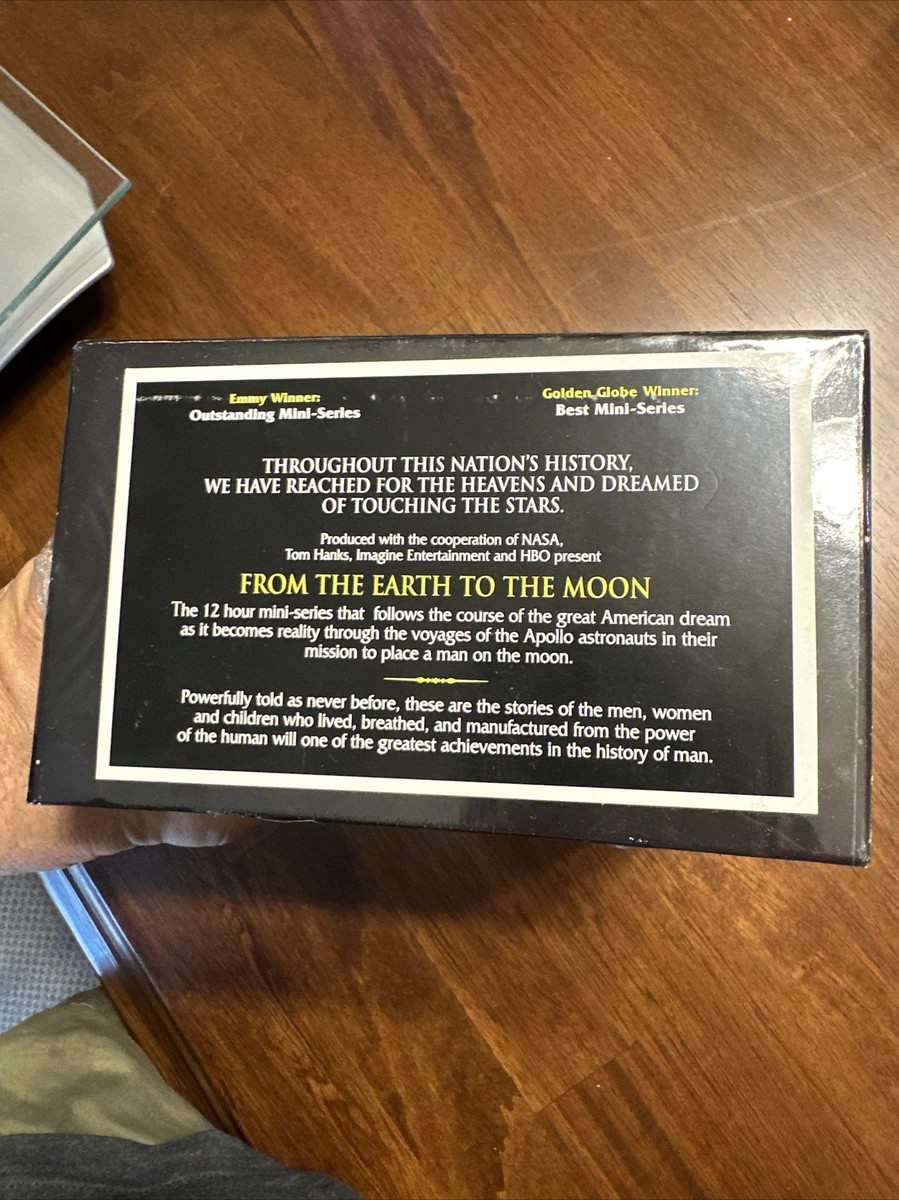 From the Earth to the Moon (VHS, 1999, 6-Tape Set) New, Sealed