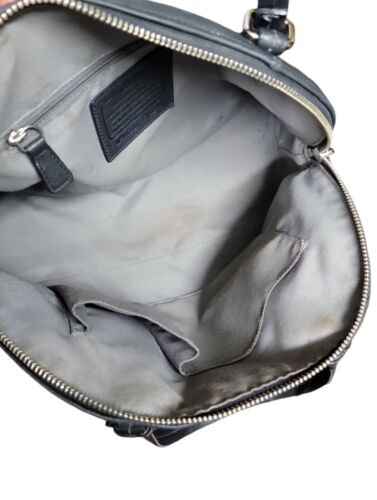 Coach Peyton Hand Bag 2013 Leather Domed Satchel Purse Crossbody Missing Strap - Picture 9 of 19
