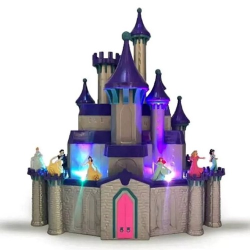 Princess Castle Popcorn Bucket Disney 100 years Collectable Multi-Color Lighting - Picture 5 of 13