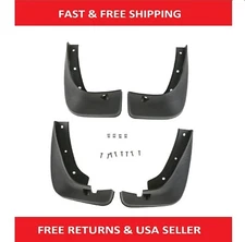 4x Full Set Splash Guards Mud Flaps For Toyota Highlander 2001-2007 76626-48020