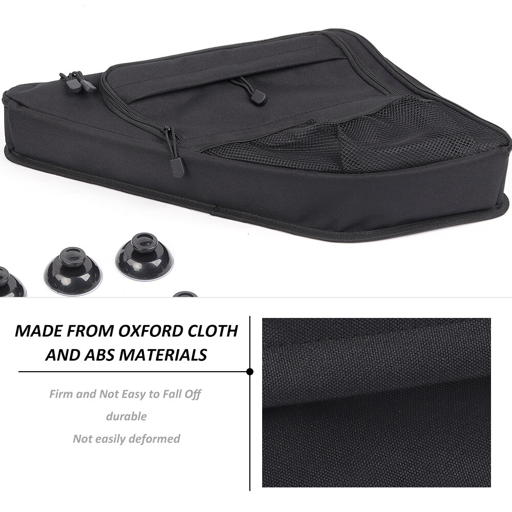 Linskip Rear Side Window Storage Bags For Ford Bronco Sport (2021-2025) – Pair, Black, Suction Cup Mount