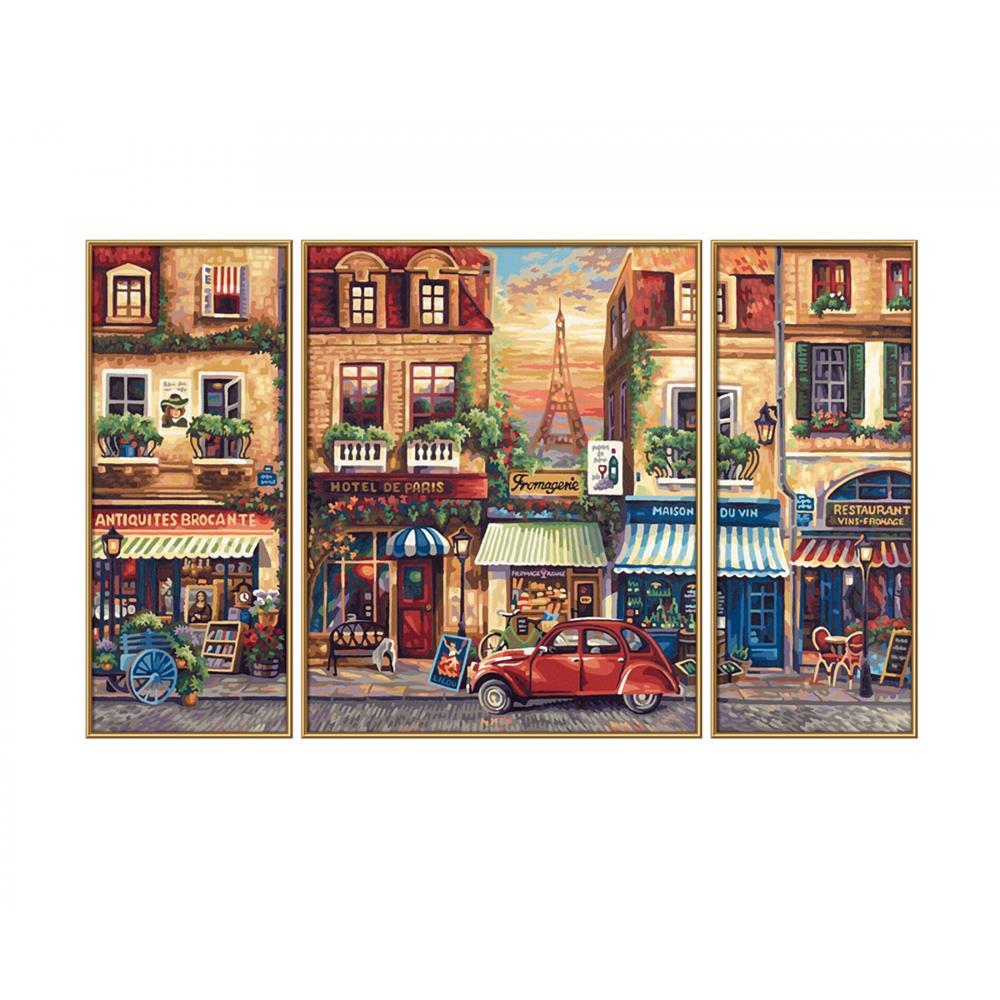 Триптих Мальчик на побегушках Парижская ностальгия 80 х 50 см Мальчик на побегушках 8190₽