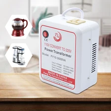 110V-120V to 220V-240V 3000W Power Transformer Step Up Voltage Converter Adapter