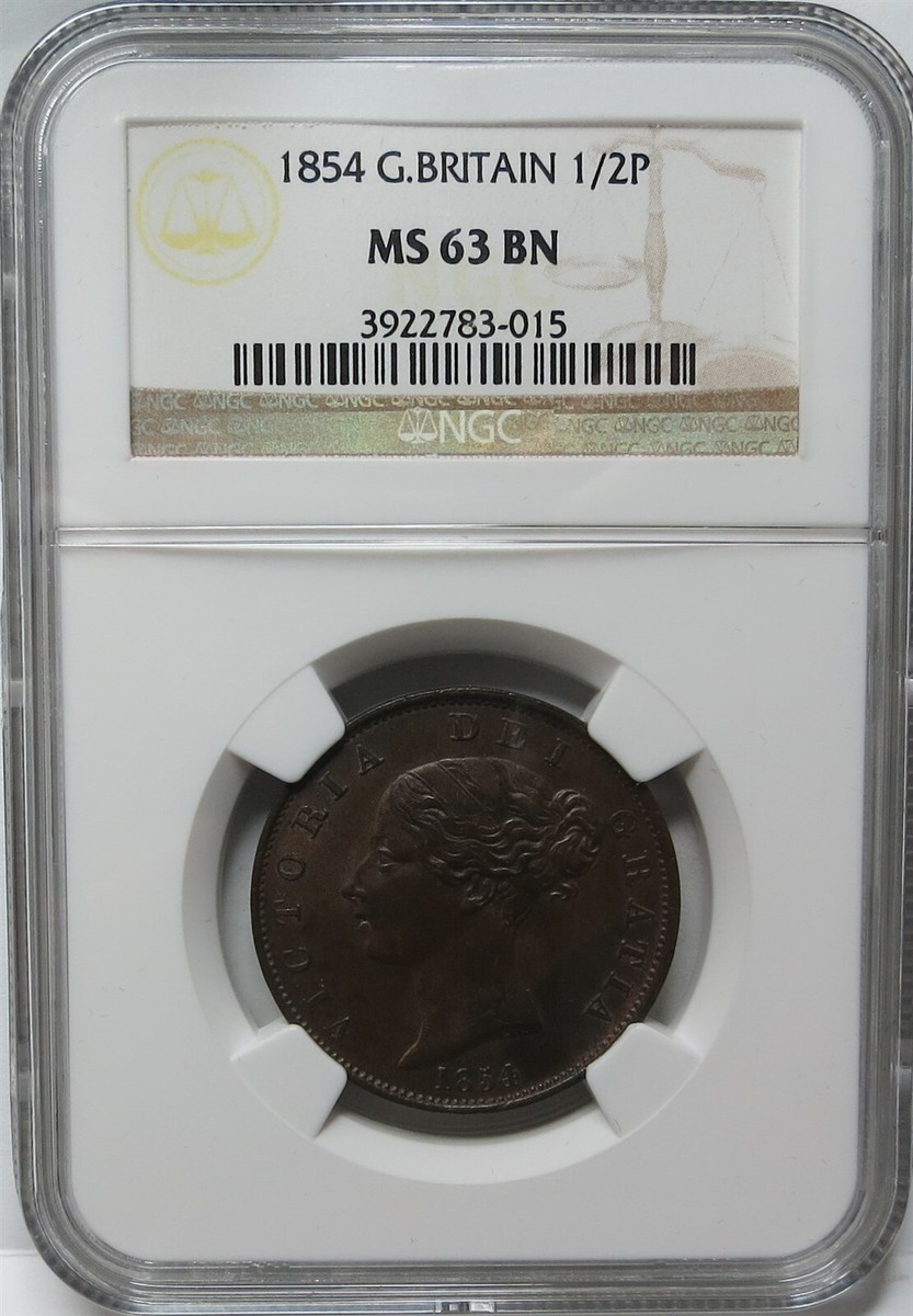 1854年 イギリス ペニーボード MS 63 BN NGCコイン 1854年 イギリス ペニーボード MS 63 BN NGCコイン - メルカリ 1854年