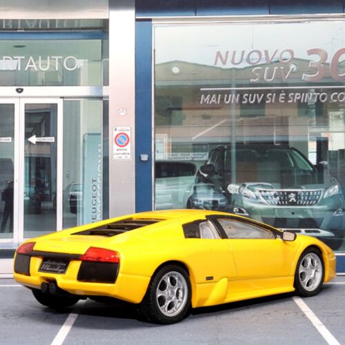 Deagostini Lamborghini Murcielago Yellow 1:43 Scale Die-cast Model Toy Size Car - Picture 2 of 8