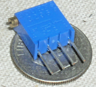 1 BOURNS 3296X-OT1-103 10K 4 PIN LEAD TRIMPOT TRIMMER 25 TURN POTENTIOMETER USA