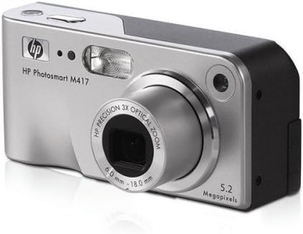 HP PhotoSmart M417 5.2MP Digital Camera - Silver for sale online