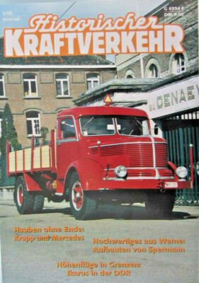 Historischer Kraftverkehr HiK, Heft 3 Jun/Jul 1996, Ikarus 55/66, Mercedes L6500