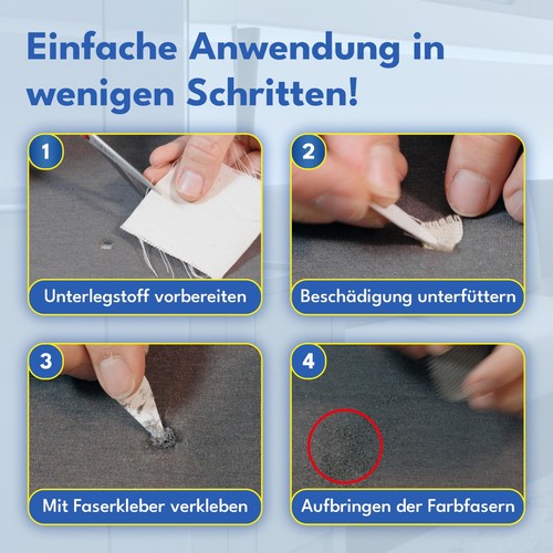 ® Polster Reparaturset - Professionelles Brandloch Reparaturset für alle Pols... - Bild 3 von 7