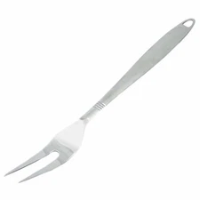Chef Craft 12.5" Long Stainless Steel Meat Serving Fork w/ Brushed Finish Handle