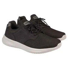 NEW Skechers Men's Delson Memory Foam Sneakers Shoes Black, Size 11 (New in Box)