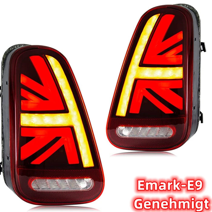 E9 LED Rückleuchten für BMW Mini Cooper R50 R52 R53 2001–2006 w/Nebellichter - Bild 4 von 4