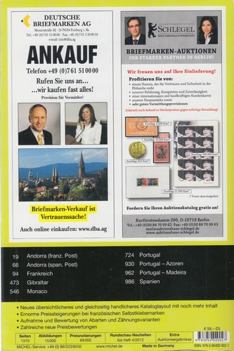 Michel Südwesteuropa 2012, Band 2, listings for 9 SW European Countries - Picture 2 of 2