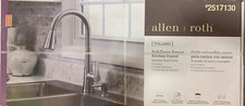 allen  roth Tolland Stainless Steel 1-Handle Deck-mount Pull-down Handle Kitche