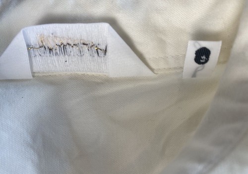 Vintage Bape A Bathing Ape Classics White Short Sleeve XL Button Up Dress Shirt - Picture 9 of 12