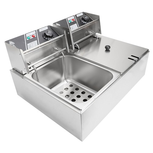 Large Electric Deep Fat Fryer Chip Food Oil Fry Fast Frying Home Commercial UK - Picture 33 of 33