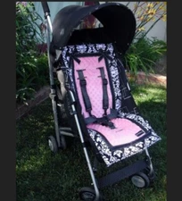New Booyah Baby Girl Stroller Liner Pad Fits Bugaboo Fox Bee Trellis