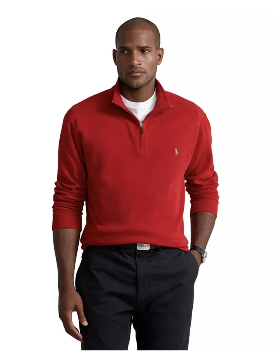 Ralph lauren estate rib quarter zip sales