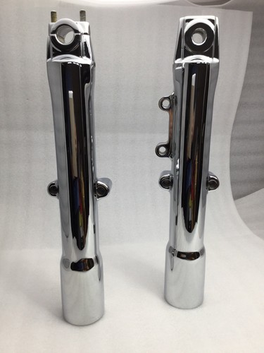 HARLEY FAT BOY SOFTAIL Heritage CHROME FORK LEGS 2000 - 06 FLSTC G592 EXCHANGE - Picture 13 of 13