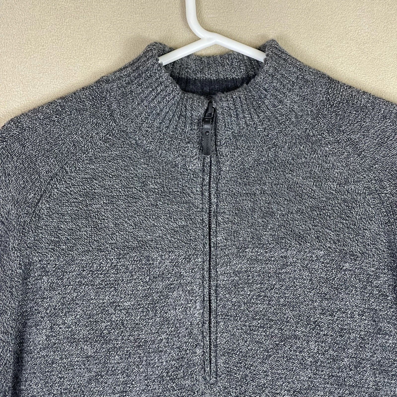 smartwool half zip merino wool blend mock neck sweater