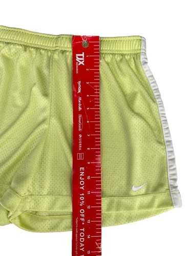 Nike Shorts Womens Size Medium Chartreuse Athletic Basketball Workout Breathable - Picture 5 of 9