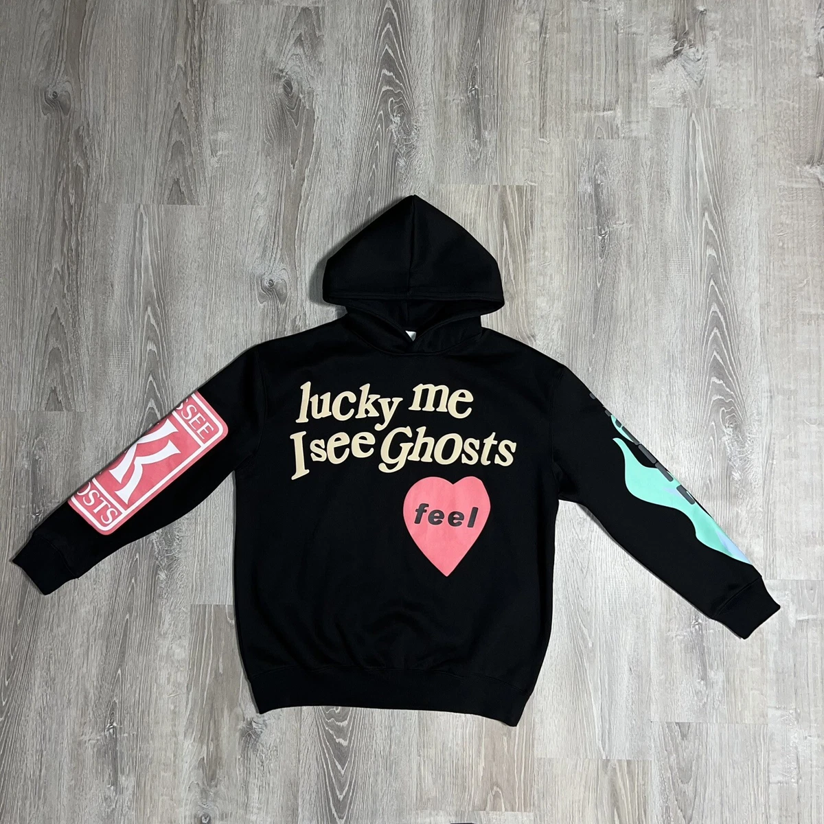 Black Lucky Me I See Ghosts Hoodie