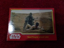 Reise nach Star Wars: Das Erwachen der Macht Sammelkarte Sandmenschen greifen Luke an