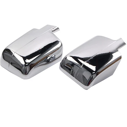 For Ford F-150 F150 2004-2008 2X Adhesive Chrome Full Rearview Mirror Cover Caps - Foto 6 di 8