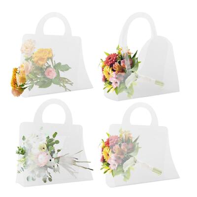 Transparenter Blumenstrauß Blumenkasten, Floristen Handtasche Blume