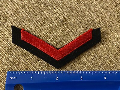 US Navy Red Chevron Patch From USN Rating Patch Demotion? INV7706