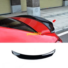 Bright black Rear Trunk Spoiler Boot Lip Wing For Mazda 2014-2018 3 Sedan Axela