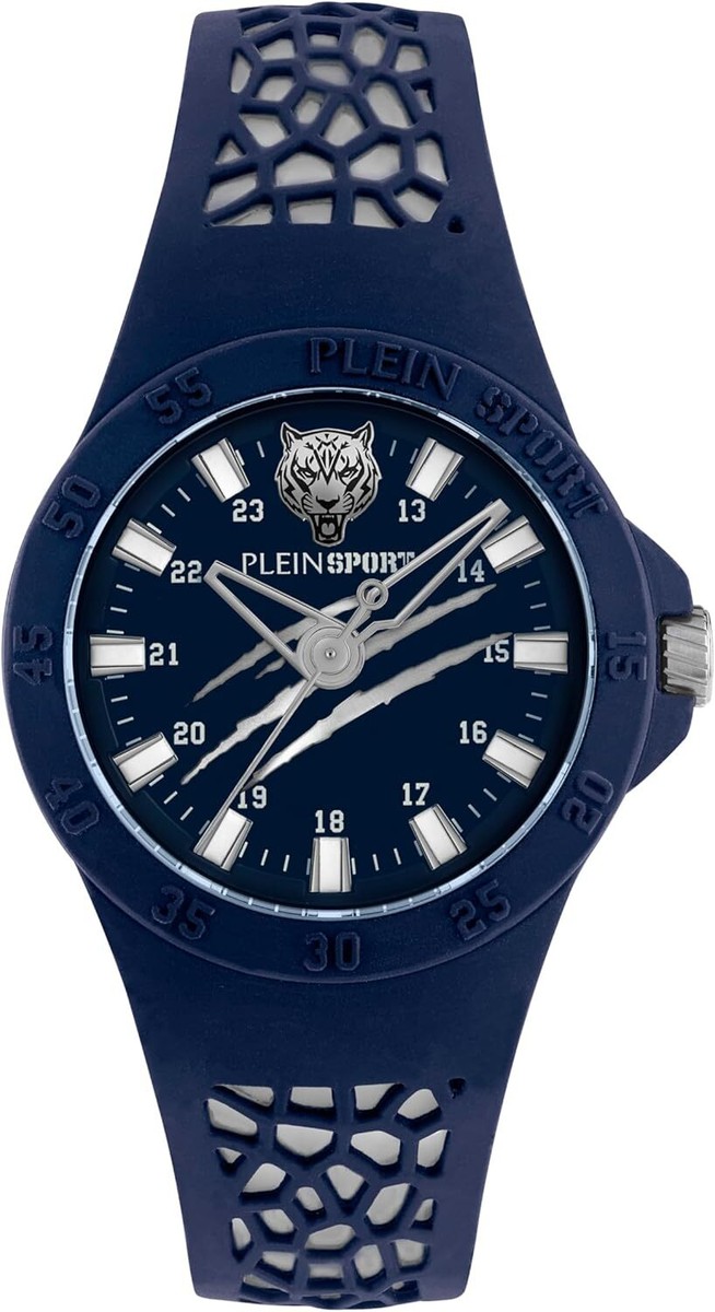 PLEIN SPORT / 腕時計/アナログ/ラバー/BLK/WHT/PSNBA0223 PLEIN SPORT] Watch Thunderstorm PSBBA0223 Men's Navy | eBay