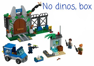 NEW LEGO 10758 Juniors Jurassic World T. Rex Breakout - NO DINOS 