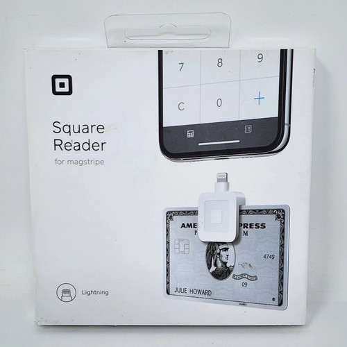 Neu Square Reader für Magnetstreifen mit Lightning Anschluss