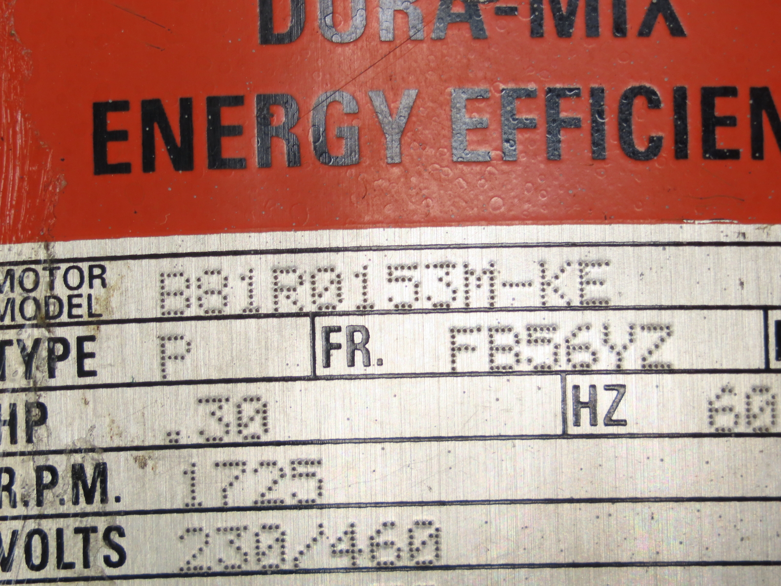 Lightnin XJ30 ClampMount Tank Mixer Agitator .3Hp 1725 RPM 230/460V