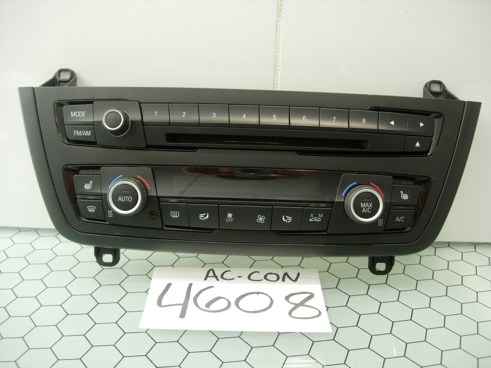 12 13 14 BMW 3 Series Radio & AC and Heater Control Used Stock #4608-AC 