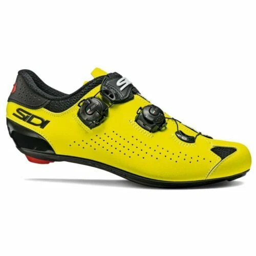 Zapatillas de ciclismo carreteras amarillas para hombre