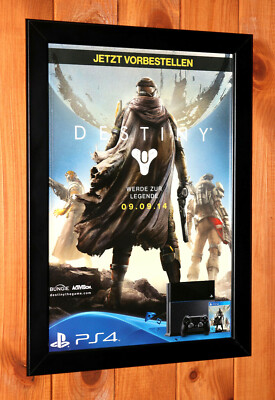Destiny Video game Rare PS3 PS4 Xbox 360 Werbeblatt Gerahmt Poster Ad Framed