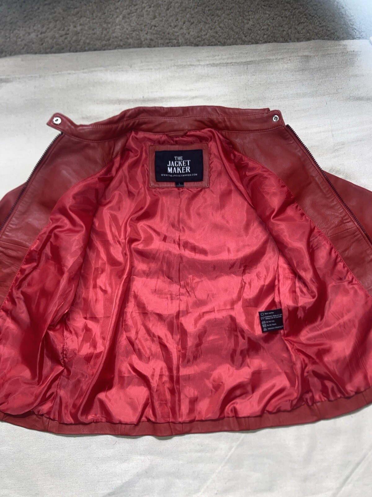 The Jacket Maker Leather Jacket, Large - image 2