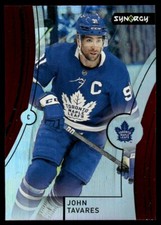 John Tavares 2021-22 Upper Deck Synergy Red #60 Hockey Card Toronto Maple Leafs