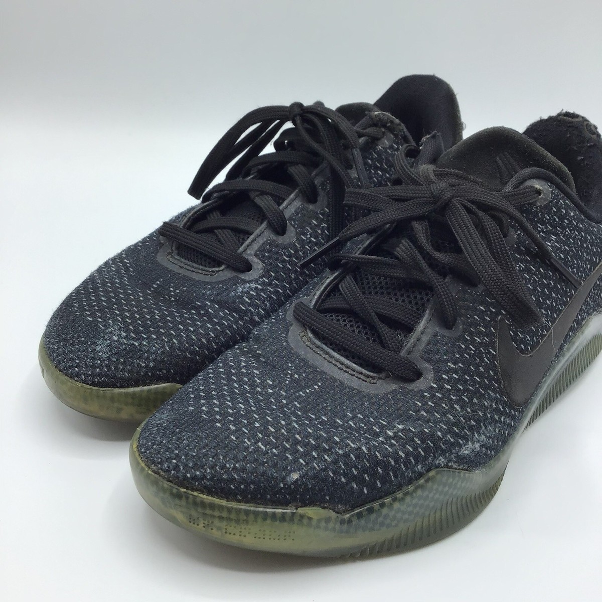 Nike kobe 11 elite low black space sneakers 822945-001 youth 