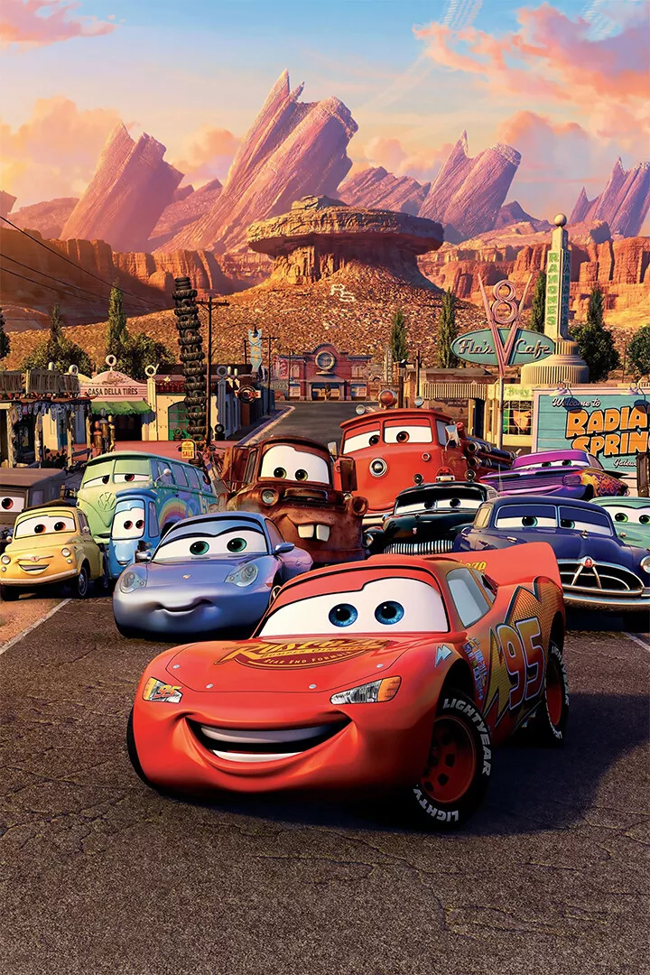 Disney Pixar Cars Famous Movie Wall Art Home Decor - POSTER 20x30