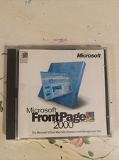 Microsoft FrontPage 2000 PC CDROM Windows 98
