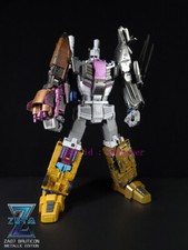 Stock action figure Zeta Toys Za07 Bruticus Diecast Chest Edition perfette
